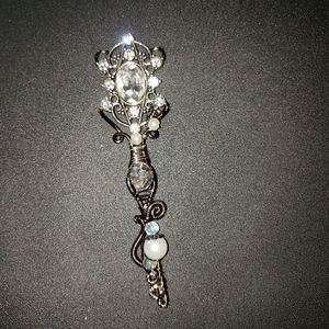 Skeleton Key Pendant Wand